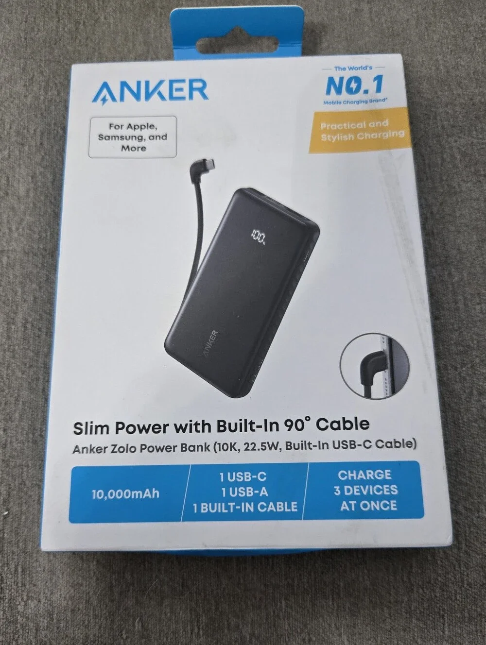 NIB Anker 10,000 mAh Portable Charger